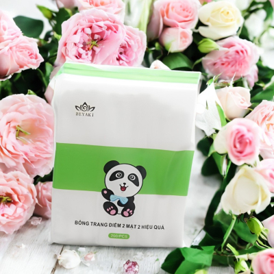 Bông Tẩy Trang Beyaki Bông Thực Vật 200 Miếng