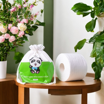 Khăn cuộn Cotton Beyaki Chăm Sóc Da Mặt Dùng 1 Lần 60 Tờ 20×20 cm