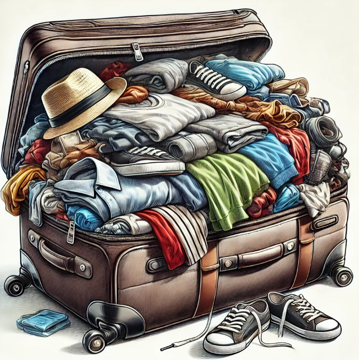 Khăn Nén Du Lịch Có Tốt Không? Sản Phẩm Tiện Ích Hay Chỉ Là Trào Lưu? 2 Khăn truyền thống chiếm nhiều không gian hành lý. Ảnh: nguồn trên mạng