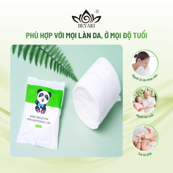 Khám phá Khăn Viên Nén Lau Tay Beyaki, sản phẩm làm từ bông cotton tự nhiên ( Nguồn ảnh: Internet )