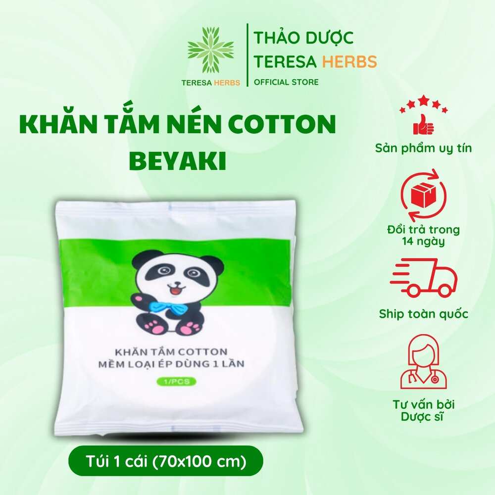 Khan Tam Nen Cotton BEYAKI Bong Thuc Vat 70×100 cm 1