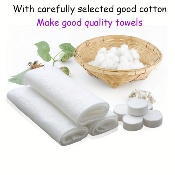 Khăn nén cotton, đúng như tên gọi, được làm từ cotton 100% chất lượng cao ( Nguồn ảnh: Internet )