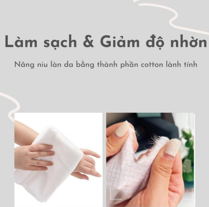 Được làm từ sợi cotton tự nhiên, khăn nén tốt không chứa hóa chất độc hại, hoàn toàn an toàn cho mọi loại da ( nguồn ảnh: Internet )