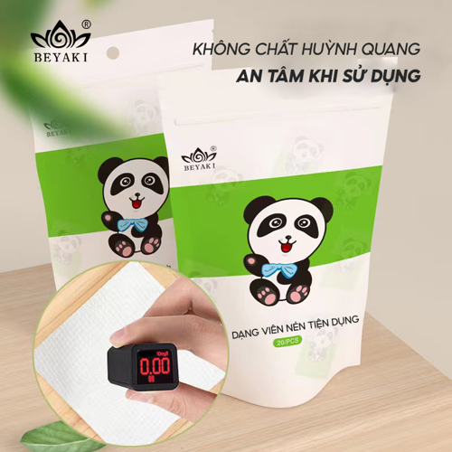 Với khả năng thấm hút tuyệt vời, khăn nén viên kẹo Beyaki là lựa chọn lý tưởng để làm sạch đồ chơi của bé ( Nguồn ảnh: Internet )