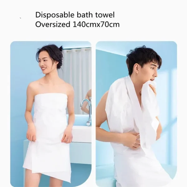 Khăn tắm nén có tốt không, đương nhiên là có! Chất liệu thường là cotton mềm mại, không gây kích ứng da ( Nguồn ảnh: Internet )