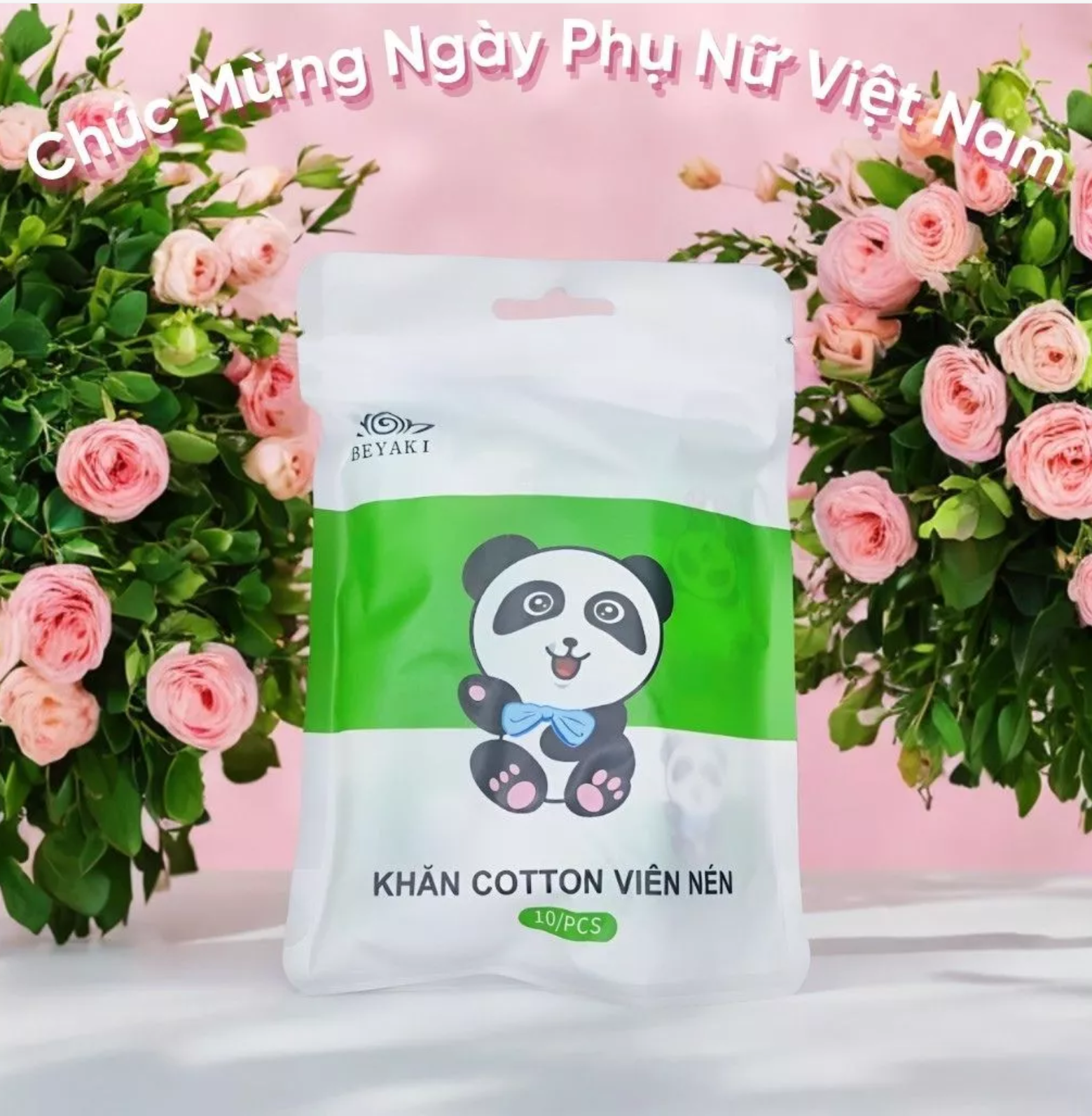 khăn nén có đặc điểm là gọn nhẹ. Ảnh: Beyaki